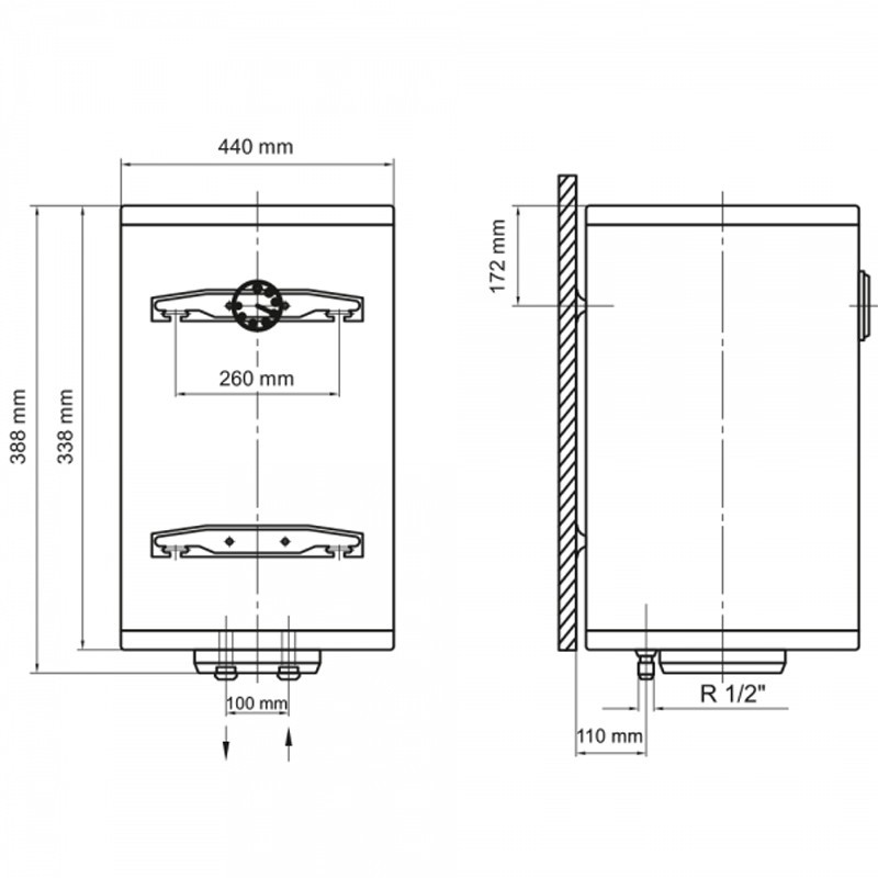 Бойлер ARTI WHV 30L/1