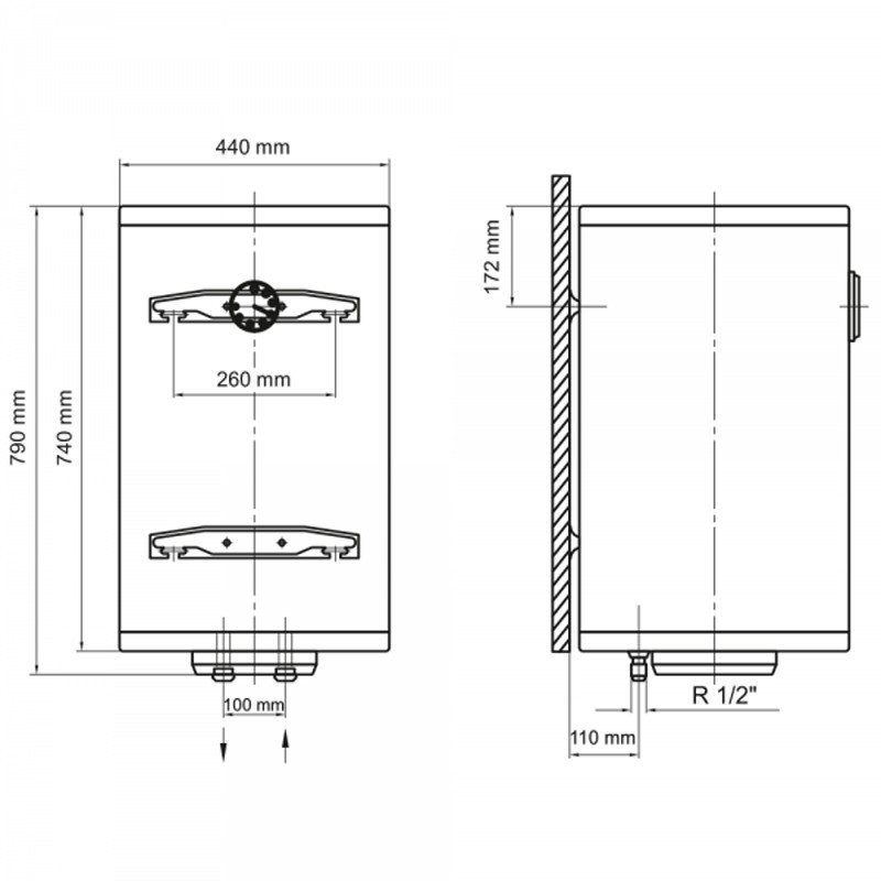 Бойлер ARTI WHV 80L/1