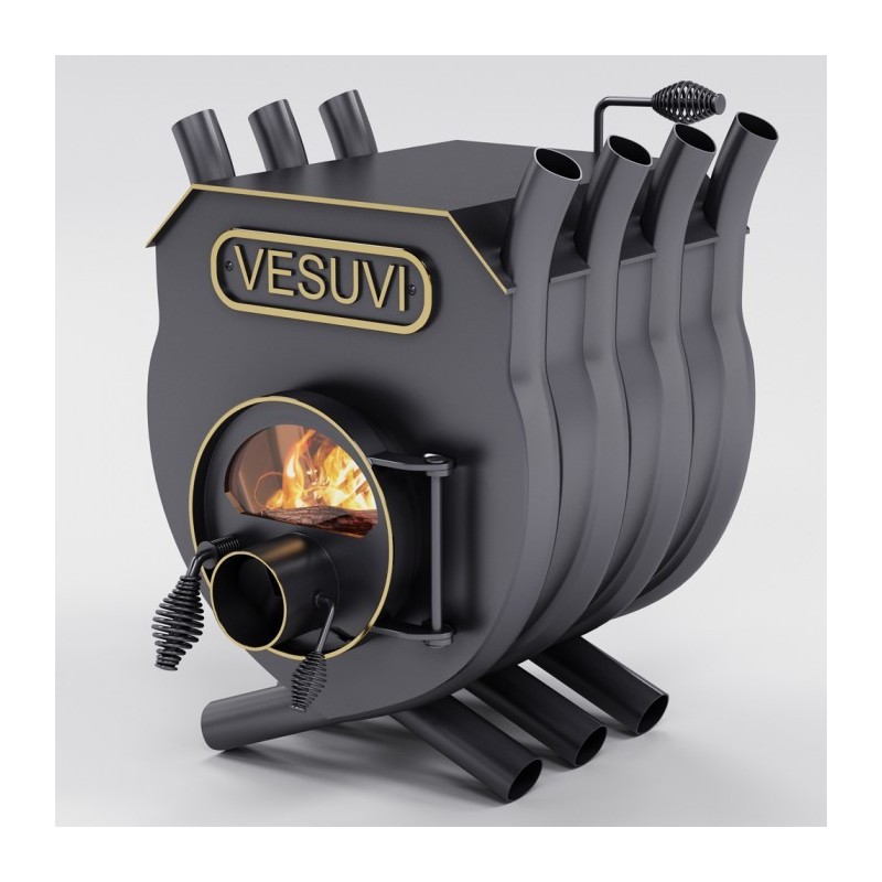 Булерьян VESUVI classic 01 - 11 кВт (250 м3) з варильною поверхнею і склом