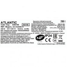 Atlantic Steatite Central Domestic Floor Standing 200 ES-VS200MC-S (3000W)