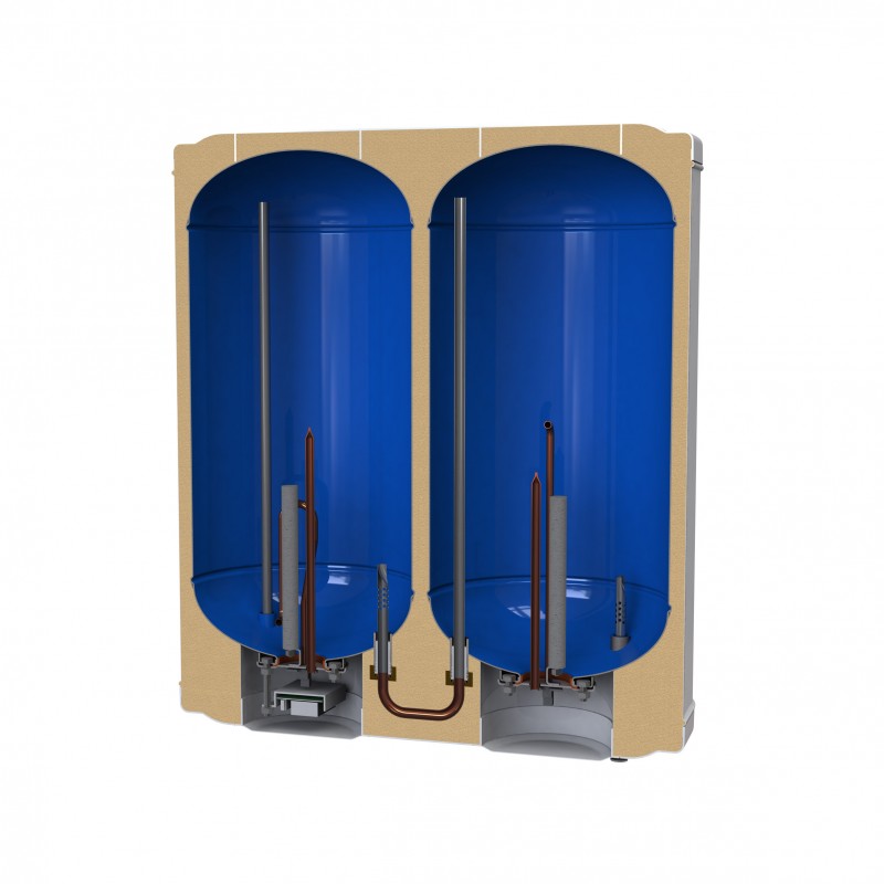 Водонагрівач (бойлер) LEOV LV Flat ER 50 l плоский (50L Flat ER)